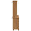 Hutch With Drawer 91 X 40 X 184 Cm Solid Pine Wood-1258555883