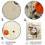 «Intricate Abstraction Beige Shapes I», art mural abstrait en métal-145639840
