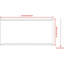 Miroir mural rectangulaire surdimensionné de 60 po x 30 po avec cadre en noyer, cadre en aluminium pour la chambre à coucher, entrée, salle de bain, salon, installation facile et rapide-732337966-732337938
