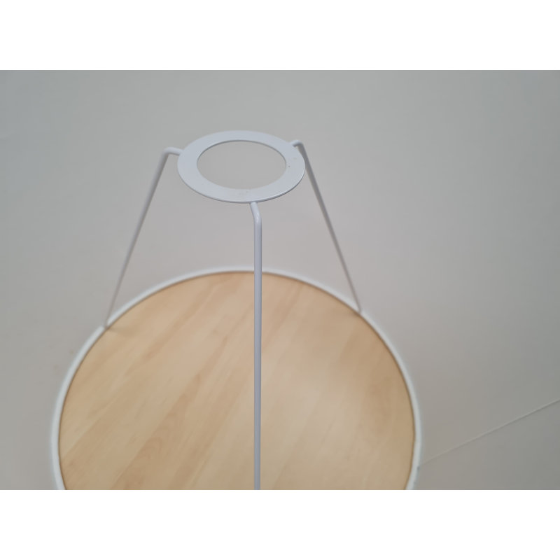 Queenswood Linen Drum Table or Floor Lamp Shade, 29cm H x 45cm W x 45cm D, Natural