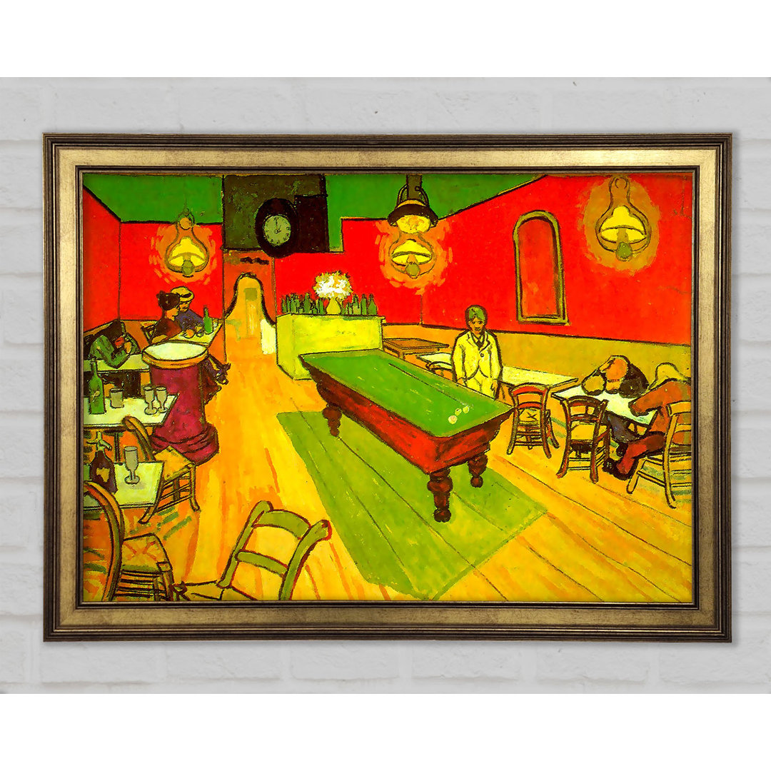 Nachtcafé 2 von Van Gogh - Einzelne Bilderrahmen Kunstdrucke