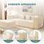 Canapé-lit Chesterfield de 90,6 po-1484196771
