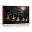 Animaux totems lumineux sur des cartes de tarot, tableau sur toile pour l'Halloween au clair de lune-1444125031