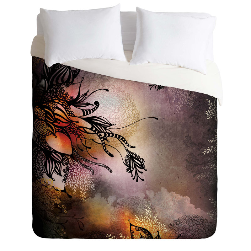 Iveta Abolina Floral Duvet Cover, Queen Duvet Cover + 2 Standard Shams
