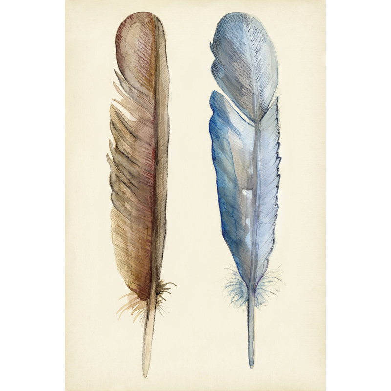 Plumage I by Alicia Ludwig - Painting, 76 cm H x 51 cm W, Wrapped Canvas