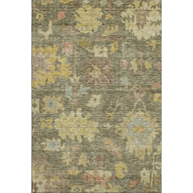 Premium Machine Washable Konopka AMF1108 Global Rug