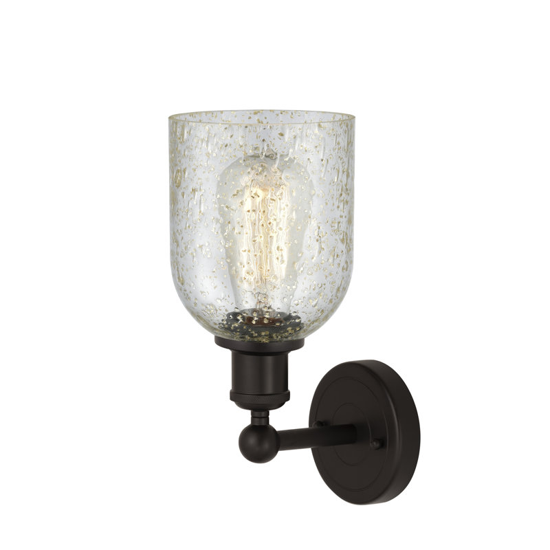 Carmi Armed Sconce, Mica, Oil Rubbed Bronze