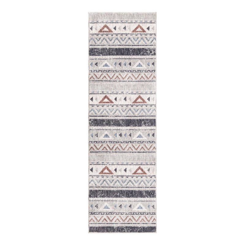 Perlita Geometric Indoor Rug, Runner 2' x 6'