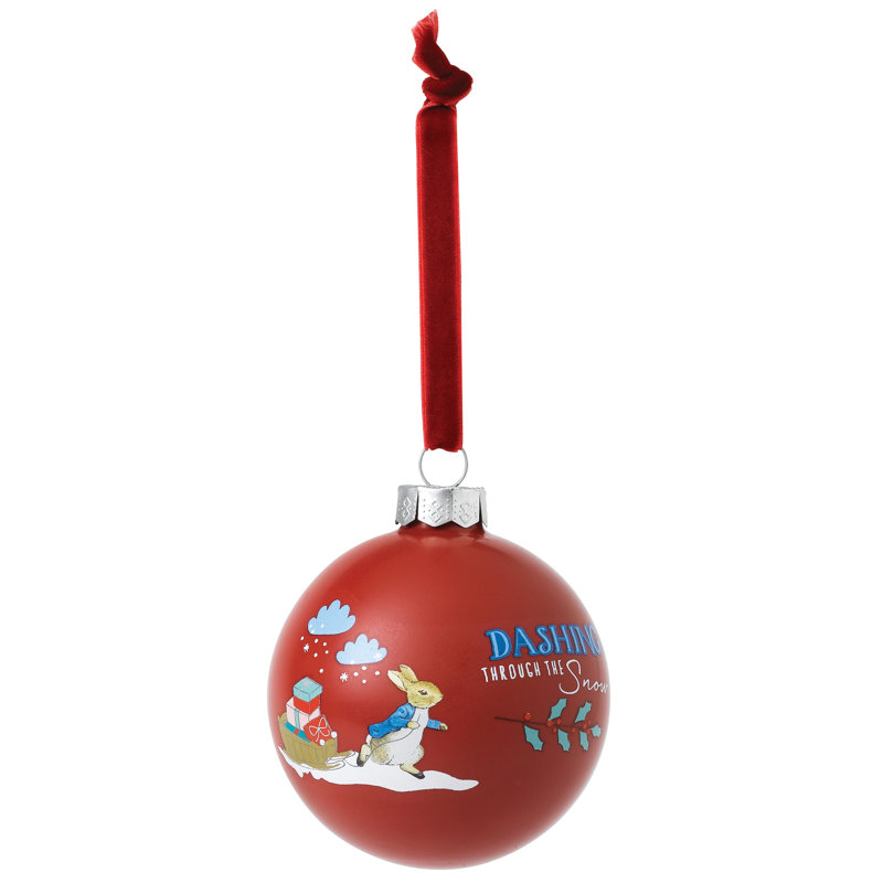 8cm Glass Animals Bauble