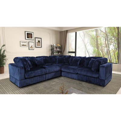 Canapé modulaire 5 pièces avec 5 coussins