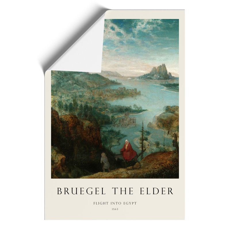 Flight to Egypt Print by Pieter Bruegel The Elder - Frameless Print, 30cm H x 21cm W x 0.1cm D