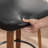Upholstered Swivel Bar Stool with Wood Frame-113262447-113262444