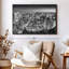 "Manhattan en art mural monochrome"-515590080