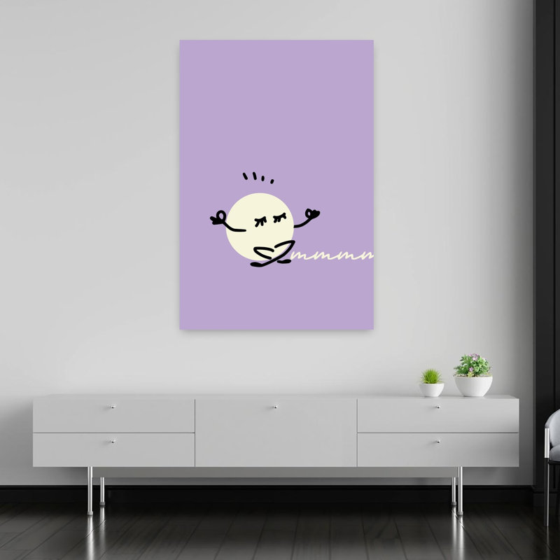 Mindful Meditation Moment Peaceful Serene Tranquil, H 60 po x l 40 po