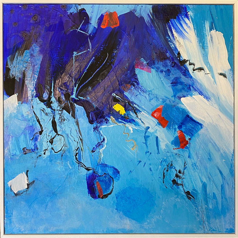 Blue Tang Painting by Sandi Neiman Lovitz