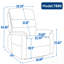 Fauteuil inclinable électrique Chenille-57412107