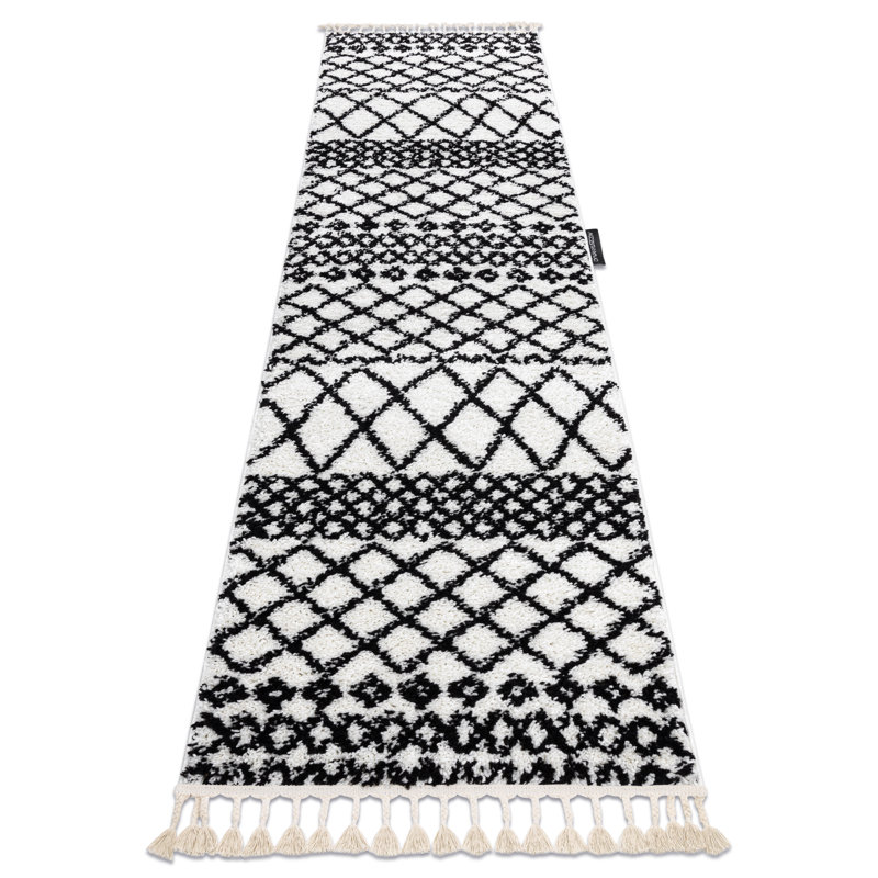 Runner Geometric Area Rug, Runner 60 x 300cm