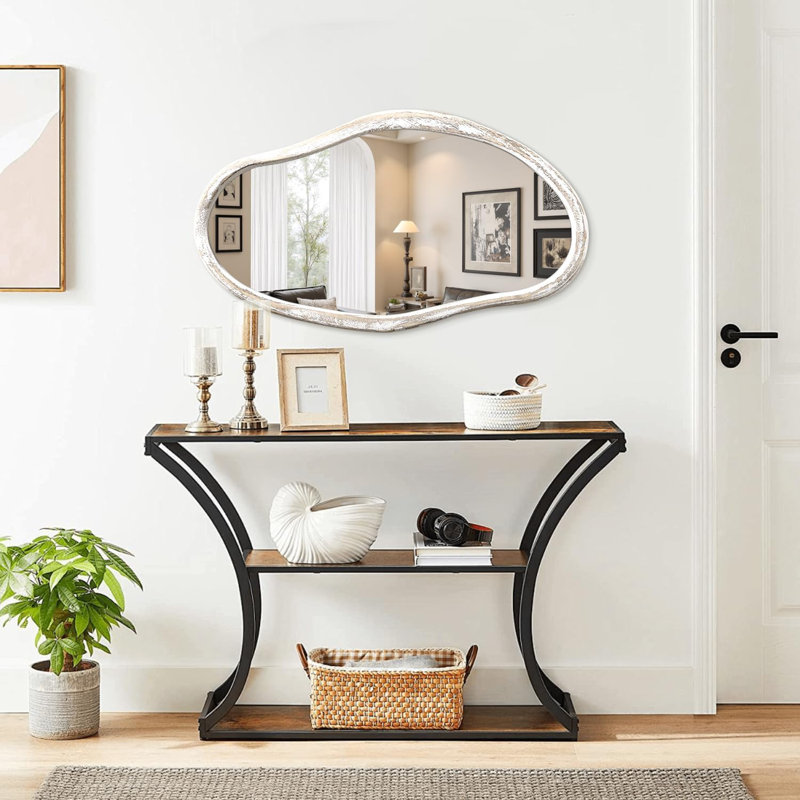 Irregular Mirror,  White
