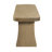 Bucz Modern Rustic Solid Pine Dining Bench with Flared Legs