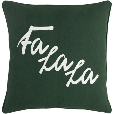 Holiday January Cotton Throw Pillow Cover