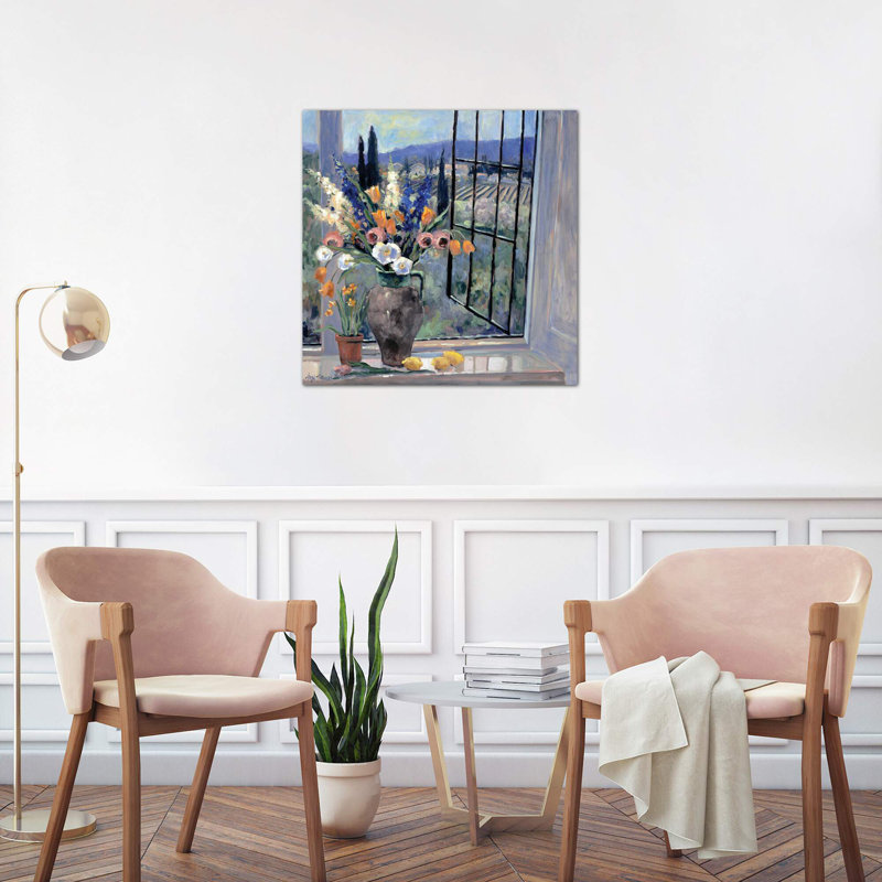 Tuscany Hillside II by Allayn Stevens - Painting on Canvas, Wrapped Canvas, 45.72 cm H x 45.72 cm W x 1.91 cm D