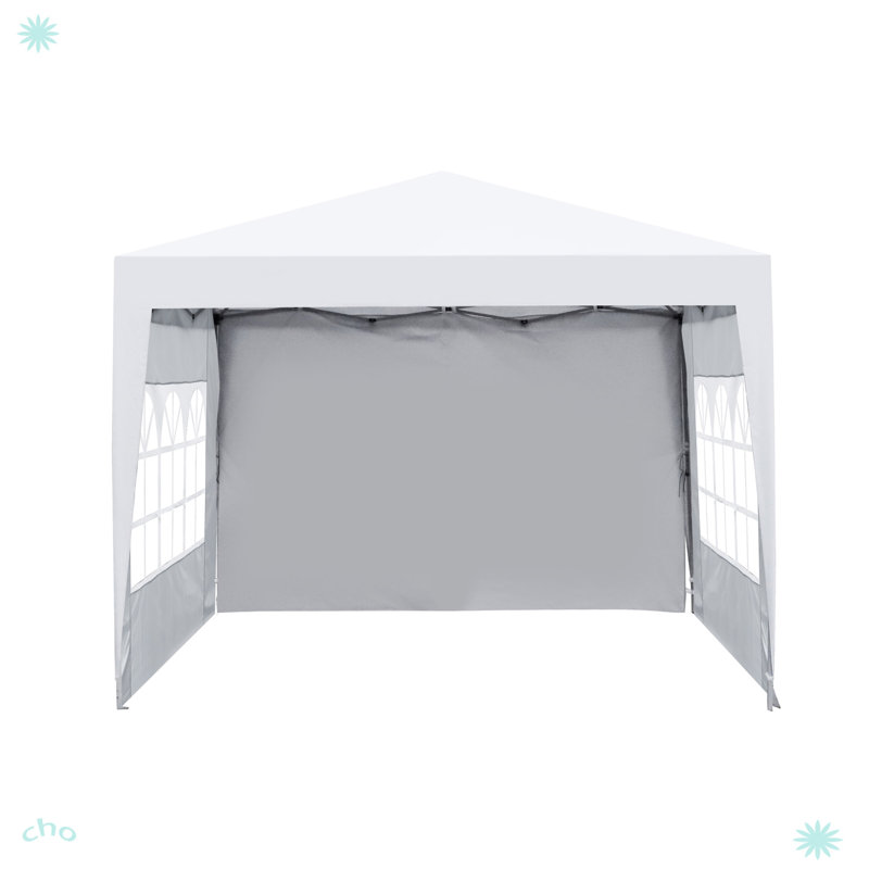 Parois latérales amovibles 10 x 10 pi, Blanc