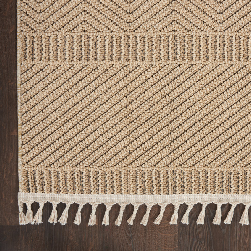 Striped Indoor Rug, Rectangle 5'3" x 7'11"
