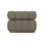 Roma Outdoor Teak Swivel Armless Lounge Chair-266249698