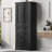 Bathroom Storage Cabinet With Doors And Drawer, Multiple Storage Space, Adjustable Shelf, Black-71185150