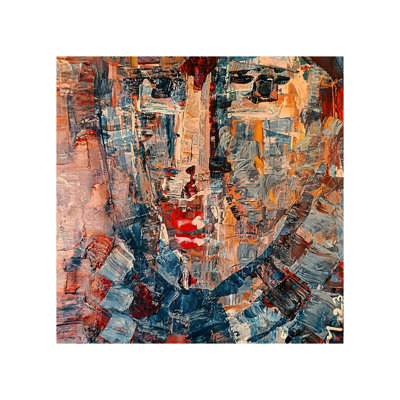 Imaginary Abstract Portrait | Acrylic On Paper | By Arghyapratim Roy