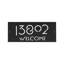 Frank Frank Wright, plaque de bienvenue en granite d'exposition, 12 po x 6 po, 1 ligne murale-126078150