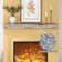 Aldobrando Crystal Glass Fireplace Shelf Floating Mantel