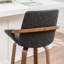 Tabouret de bar et de comptoir pivotant Carruth-160272332-160271923