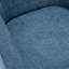 Chaise pivotante bleue