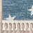 Jaosinho Geometric Machine Braided Rectangular 5'3" x 7'3" Polypropylene Area Rug in Blue-150968668