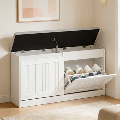 12 Pair Shoe Storage Bench