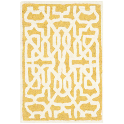 Cannen Hand Tufted Wool Geometric Rug