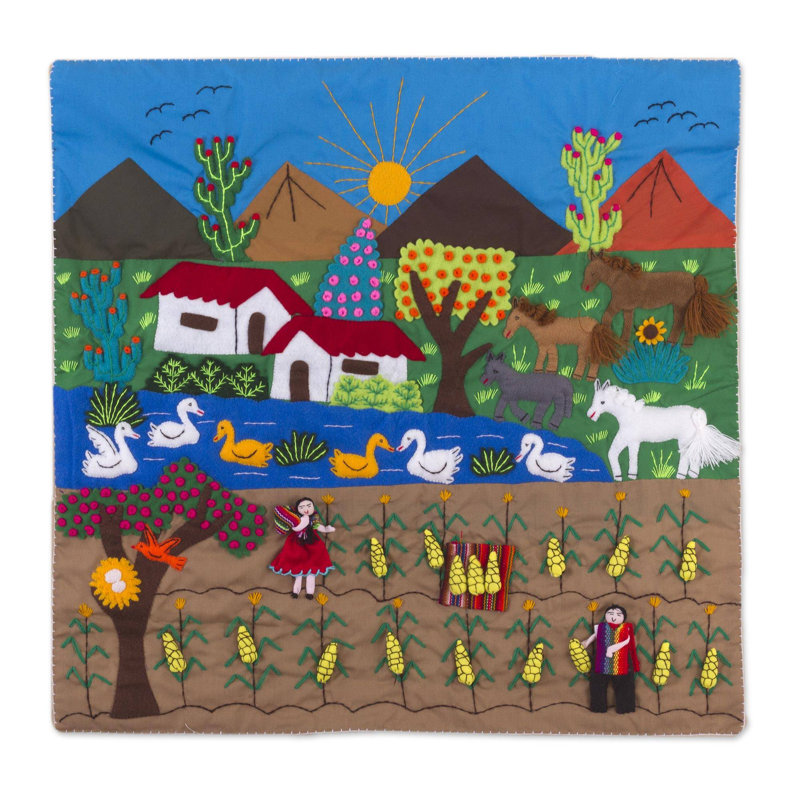 Crochet mural en coton