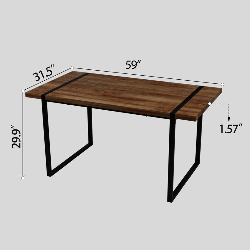 Table de salle à manger 59 po Modern