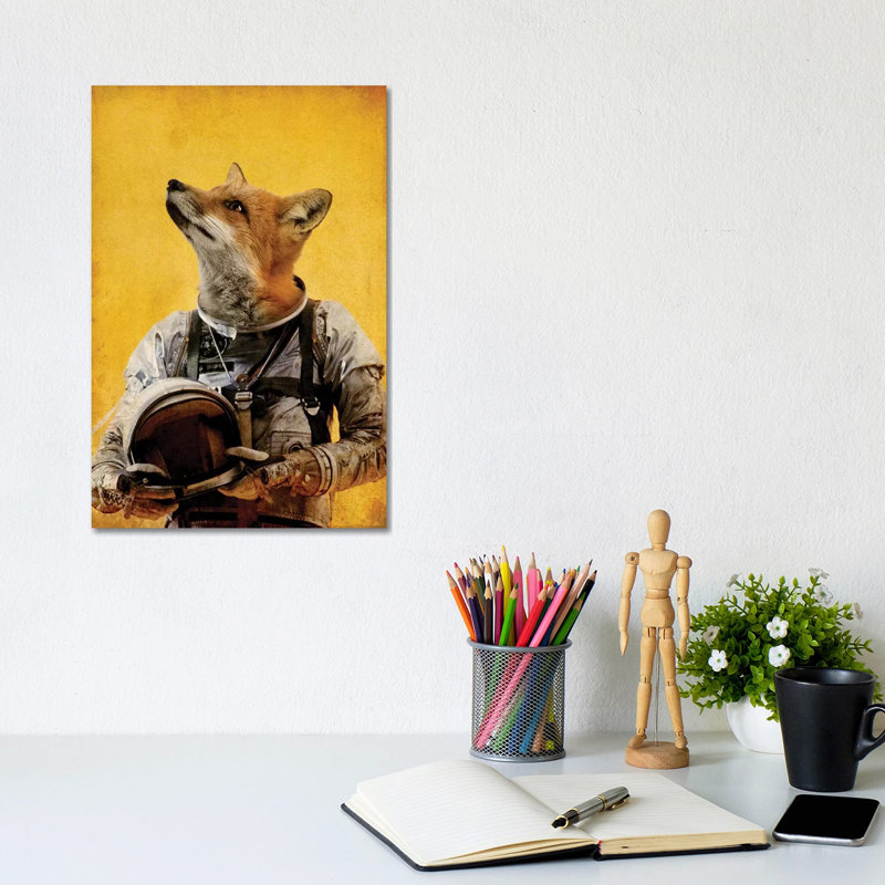 Renard de l'espace, H 12 po x l 8 po x P 0,75 po