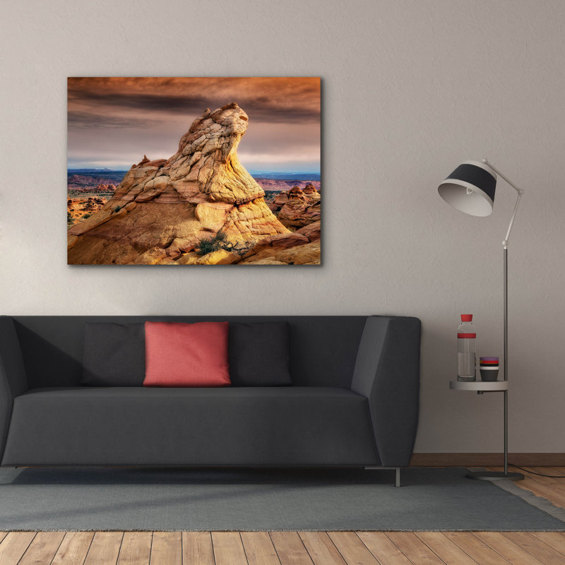  «Arizona Peaks 2» par David Drost, art mural sur toile, 54 po x 40 po