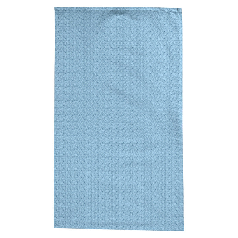 Nappe à motif géométrique 100% coton leffel, Bleu