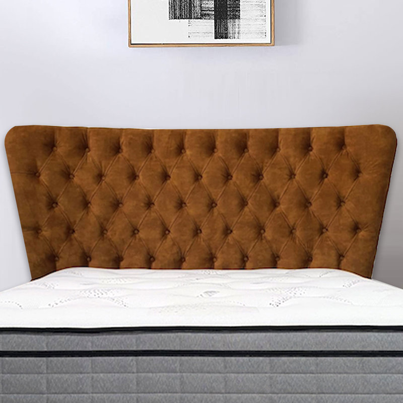 Upholstered Bed, Claret, Small Double (4')