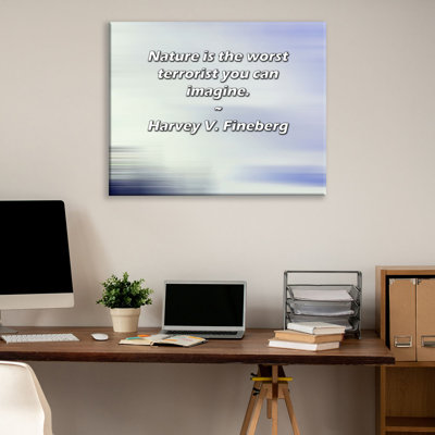 Astoria Grand Gallery Wrapped Canvas By Harvey V. Fineberg: "Nature is the worst terrorist you can im
