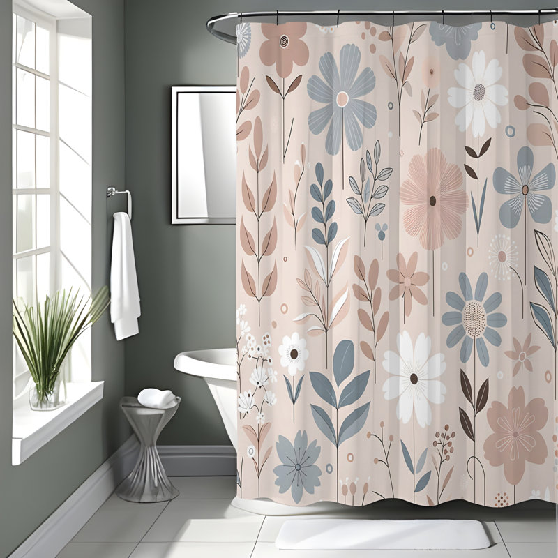 Rideau de douche Ixchell, H 72 po x l 70 po