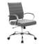 Fauteuil de bureau à dossier moyen en faux cuir Mulkey-1433995115