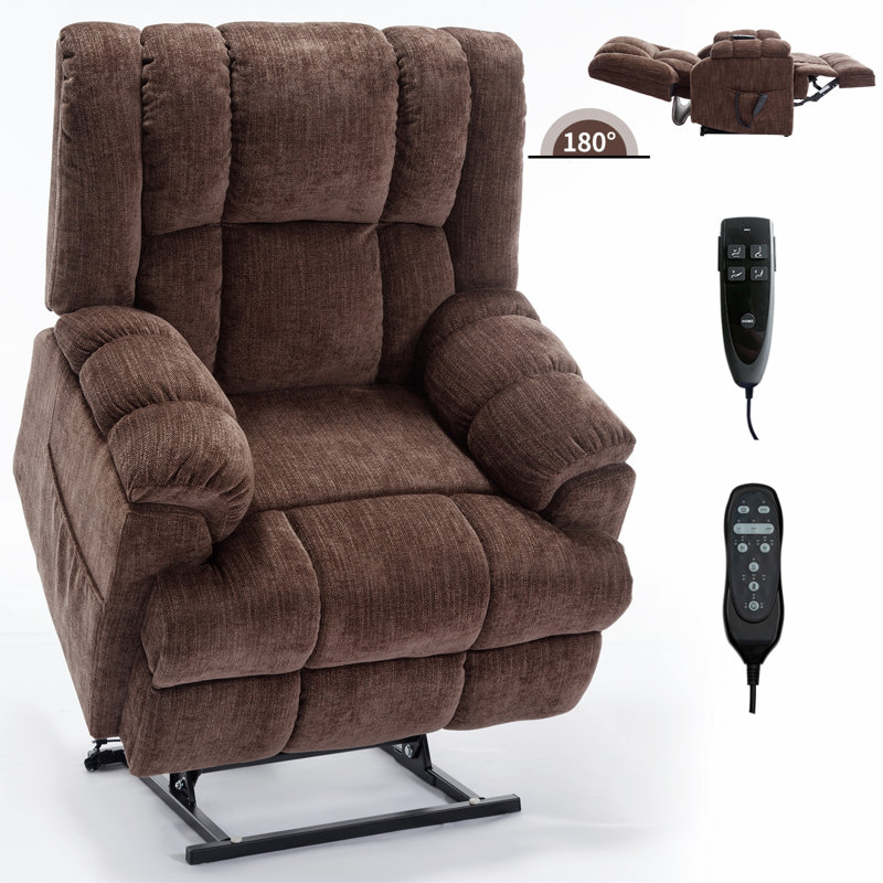 Fauteuil inclinable à massage Haubstadt, Brun