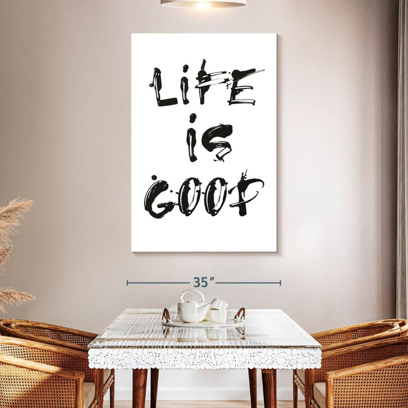 Tergel Life Is Good, 51" H x 34" W