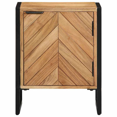 40cm W Metal Bedside Table