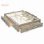 Lit plateforme double avec 6 tiroirs de rangement, gris antique-913842593-913842598